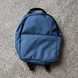 Canvelle blue black accent travel backpack NWOT